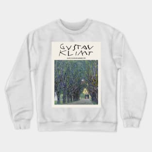 Gustav Klimt Allee At Schloss Kammer 1910 Exhibition Design Crewneck Sweatshirt